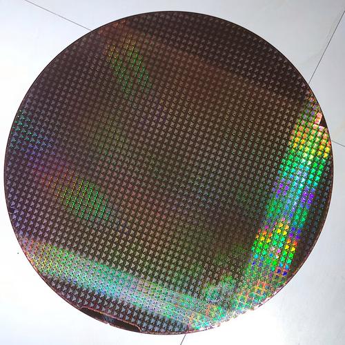 中芯cpu晶圆wafer光刻片集成电路芯片半导体硅片教学测试片 12寸u2送